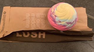 Unicorn Poop Bath Bomb from Lush | Review