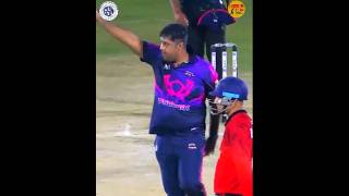 Ankur Gupta Bowling In GSN Cricket Series Delhi India 2024 | Bharat Maini Out