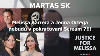 MARTAS SK - Siedme pokračovanie série Scream prišlo o dve hlavne postavy!!! #JennaOrtega