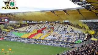 Alemannia Aachen Pyro vs. Rot Weiß Oberhausen 10.2.24 #pyroalarm #regionalligawest #choreo