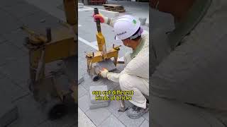 how to cut concrete bricks.