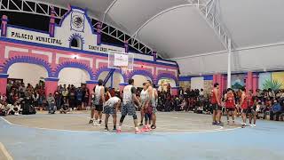 campeón ganador HUAJUAPAM vs CAZADORES torneo de basquetbol en santa cruz itundujia 2024