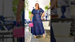 ✨vesti moda plus size moda evangélica femininas  🤩😍