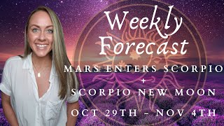 INTENSITY IS BREWING! Scorpio New Moon November 4th 2021 | Weekly Astrology Forecast for All Signs