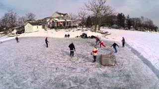 GoPro: Pond Hockey Aerial Video