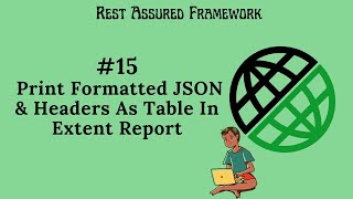 #15. |Rest Assured Framework|Print Formatted JSON & Headers As Table In Extent Report | #restassured