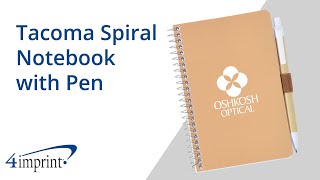 Tacoma Spiral Notebook with Pen by 4imprint