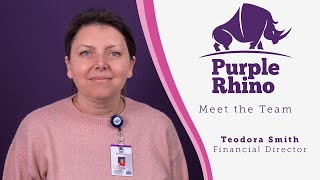 Purple Rhino - Meet the Team (Teodora Smith, Financial Director) - purple-rhino-co-uk, 01233 550100