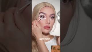 Ariana Grande makeup tutorial😍 by @molchanovamua #shorts #ytshorts #viral