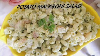 Potato Macaroni Salad |Creamy Macaroni Salad|How to make Potato macaroni Salad|Food World|urdu hindi