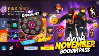 Buying November Month Booyah Pass Free Fire 🔥New Bp Ring Event Free Fire | Free Fire New Event Today