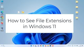 How to Show File Extensions in Windows 11