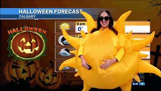 Gina "The Sun" Martin  - CTV News Calgary - Weather - Halloween - Thursday, October 31, 2024.