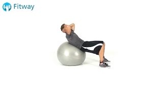 How To Do: Stability Ball Crunch | Ab Workout Exercise