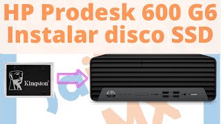 Como Instalar disco SSD en HP Prodesk 600 G6 SFF PC