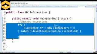 WHAT ARE EXCEPTIONS IN JAVA ? JAVA TUTORIAL FOR BEGINNERS !