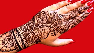 Simple mehndi design for back hand |Easy mehndi design |Teej special mehndi design |Mehndi design