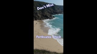 Don't Miss the beautiful beaches in UK  Porthcurno beach #shorts