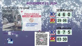 [LIVE] PCSO 5:00 PM DRAW - NOVEMBER 23, 2024 LOTTO RESULTS