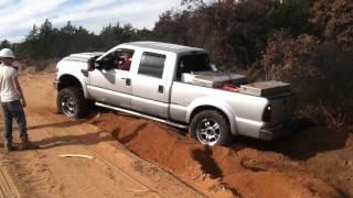 Pipeliner gets stuck in the sand.