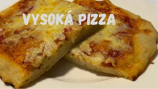 Pizza margherita. Vysoke testo