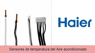 Código de error en aire acondicioado HAIER  : E1 E2 E3 F7 F6 F4 F21 Fallas sensores de temperatura