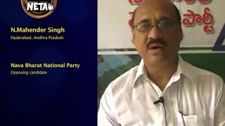 N. Mahender Singh, Nava Bharat National Party || Hyderabad, Andhra Pradesh