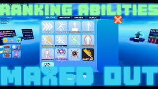 Ranking ALL *MAXED OUT* Abilities in ROBLOX BLADE BALL