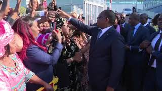 L’arrivée du président Macky Sall a paris