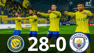 MESSI, RONALDO, MBAPPE, NEYMAR, ALL STARS | AL NASSR 28-0 MAN CITY