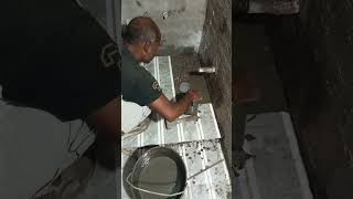 tiles fitting work skills #shorts #construction #tiles #youtubeshorts #foryou #trending