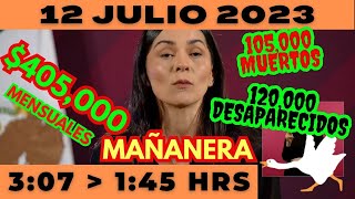 💩🐣 Conferencia de prensa matutina *Miércoles 12 de Julio 2023* Presidente AMLO de 3:02 a 1:38.