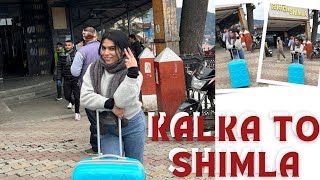 Delhi to Shimla 🛣️/ Shimla vlog /kaafi mjje kiye toy train me😍……..#travelvlog #kufrishimla #shimla