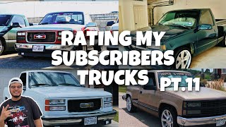 RATING MY SUBSCRIBERS TRUCKS PART 11 #obschevy #ratingmysubstrucks