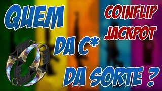 APOSTEI MINHAS SKINS NO COINFLIP E NO JACKPOT !!! SERÁ QUE DEU BOM ?