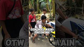 Berakar main pinton #automobile #motorbmx #funny