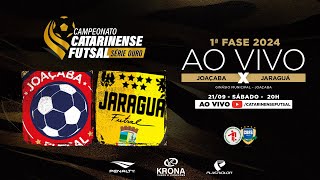 CAMPEONATO CATARINENSE SÉRIE OURO 2024 - 1ª FASE - Joaçaba Futsal X Jaraguá Futsal