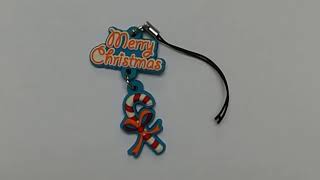 3D pvc key chain Christmas