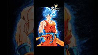 Goku Vs Super Saiyan Blue Goku🔥🔥 - Speed drawing #shorts #gokuart