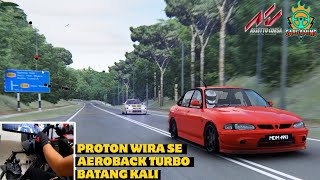 PROTON WIRA AEROBACK SE TURBO TEST DRIVE BATANG KALI | ASSETTO CORSA