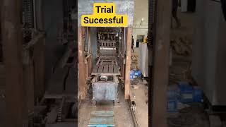 Fly Ash Machine With Autostacker Trial Done Successfully #flyashmachine