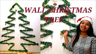 WALL CHRISTMAS TREE // EASY CHRISTMAS TREE / GREENCHILLI COOKING VLOG