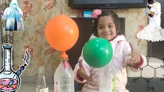 Science Experiment : Balloon, Baking Soda & Vinegar |  Princess Ilisha