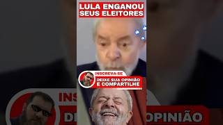 ✂️Lula prometeu não enganar o povo NOVAMENTE 🤥#lula #eleições2026 #viralshorts #shortsvideo