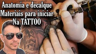 Materiais pra vc virar tatuador, decalque e anatomia  dicas pra vc aumentar seu conhecimento na tato