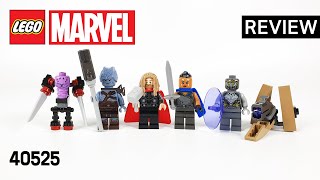 레고 마블 40525 엔드게임 전투(LEGO Marvel Avengers Endgame Battle) - 리뷰_Review_레고매니아_LEGO Mania