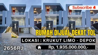 Rumah Dijual 3 Lantai di Krukut Limo Depok Dekat TOL DESARI