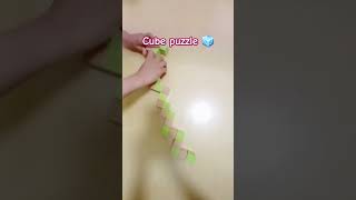 Cube puzzle 🧊✨️ #challenge #tricks #shorts