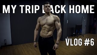 My Trip Back Home | Push Workout | Easter VLOG #6