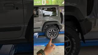 Jimny 5 pintu pakai Ban 235 75 R15 AT #banjimny #banjimnywide #banjimnyjakarta #jimnyoffroad